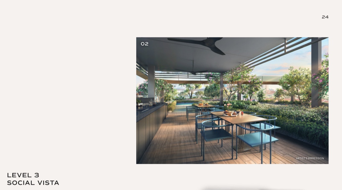 Gourmet terrace al fresco dining